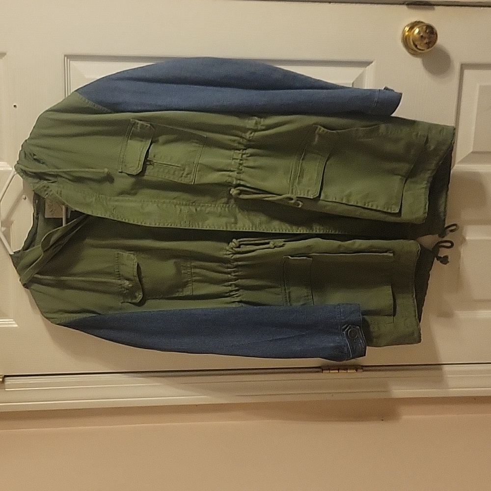 Green and Blue Women's Jacket
